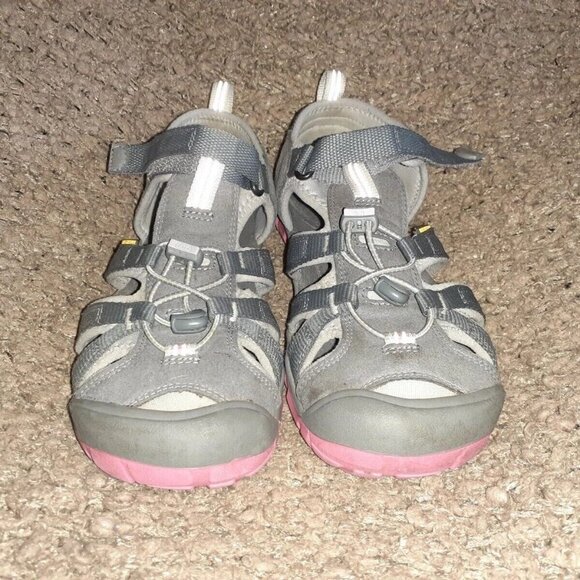 KEEN-CNX Washable Footwear Sandals-GRAY/PINK-37 EU-6.5/7 Women-Near Mint - Picture 3 of 6